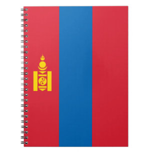 Mongolia flag notebook