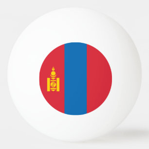 Mongolia Flag Ping Pong Ball