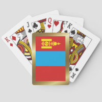 Mongolia Flag Playing Cards