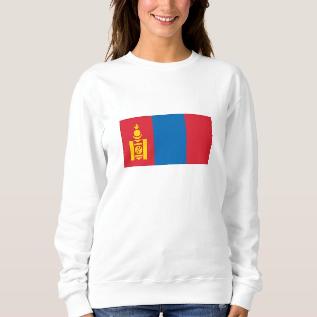 Mongolia Flag Sweatshirt (Front)