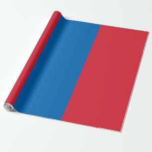 Mongolia flag wrapping paper