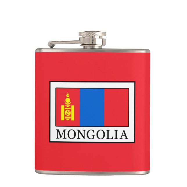 Mongolia Hip Flask (Front)