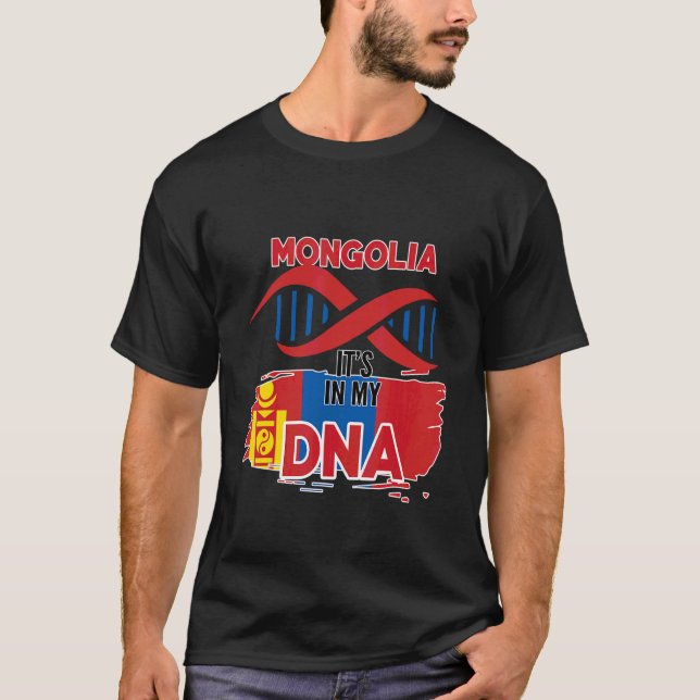 Mongolia In My Blood T-Shirt (Front)