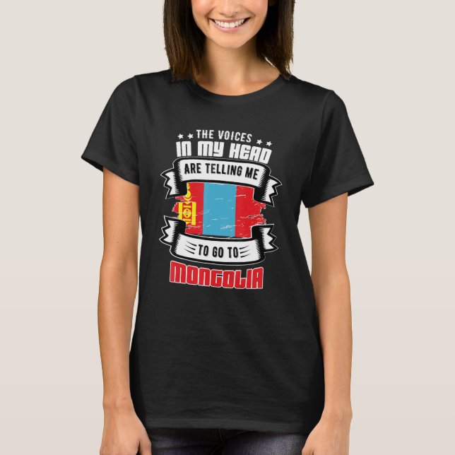 Mongolia In My Head T-Shirt (Front)
