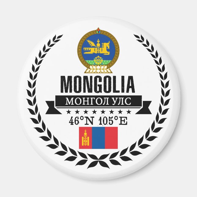 Mongolia Magnet (Front)