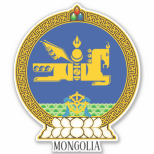 Mongolia National Coat Of Arms Patriotic