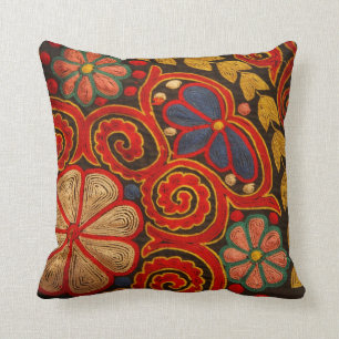 Mongolia pattern cushion