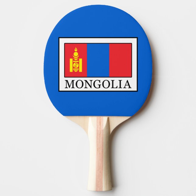 Mongolia Ping Pong Paddle (Front)
