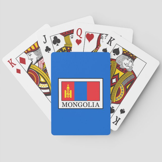 Mongolia Playing Cards (Back)