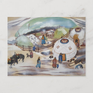 Mongolia postcard
