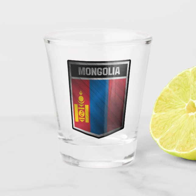 Mongolia Shot Glass (Front)