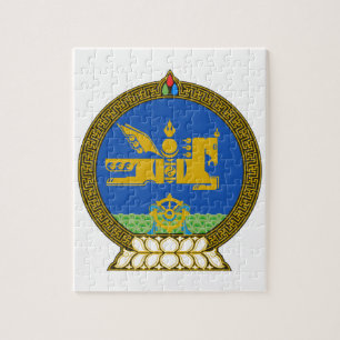 Mongolia State Emblem Jigsaw Puzzle
