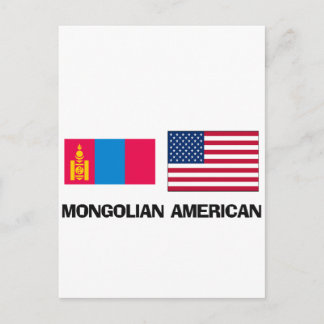 Mongolian American Postcard