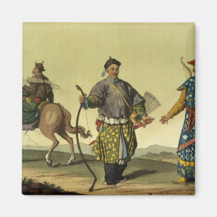 Mongolian Eight Flags soldiers from Ching's milita Magnet