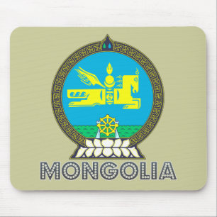 Mongolian Emblem Mouse Mat