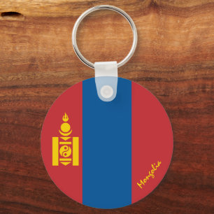 Mongolian Flag & Mongolia holiday, patriots /sport Key Ring