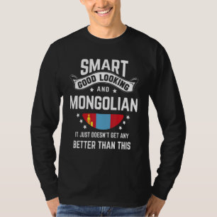 Mongolian Flag Native Pride Mongolia Mongolian Ro T-Shirt