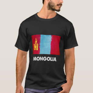 Mongolian Mongolia Flag T-Shirt