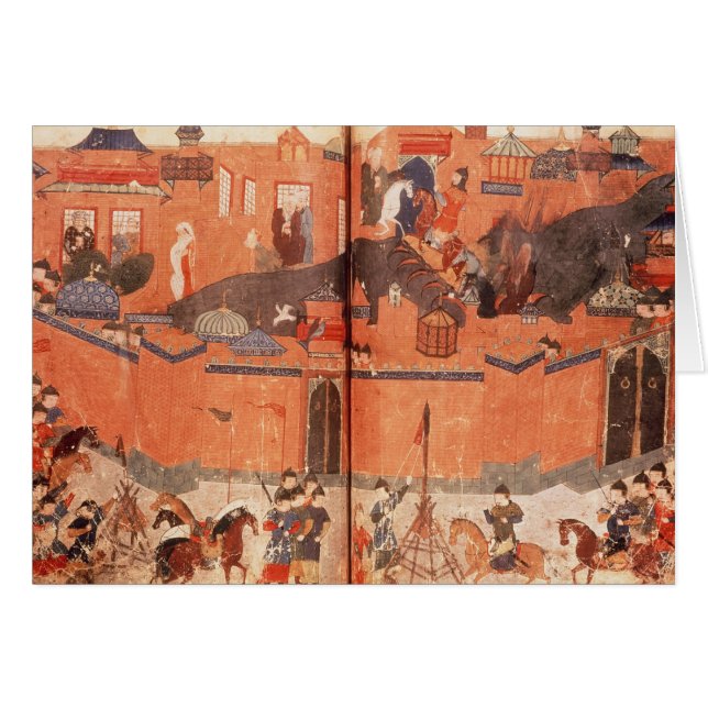 Mongols under the leadership of Hulagu Khan (Front Horizontal)