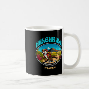 Mongoose Hiking At Haleakala National Park Coffee Mug
