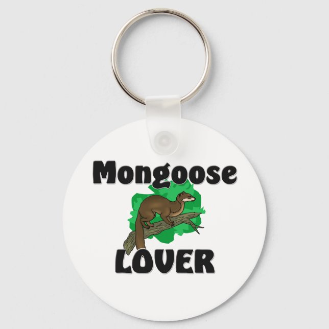 Mongoose Lover Key Ring (Front)