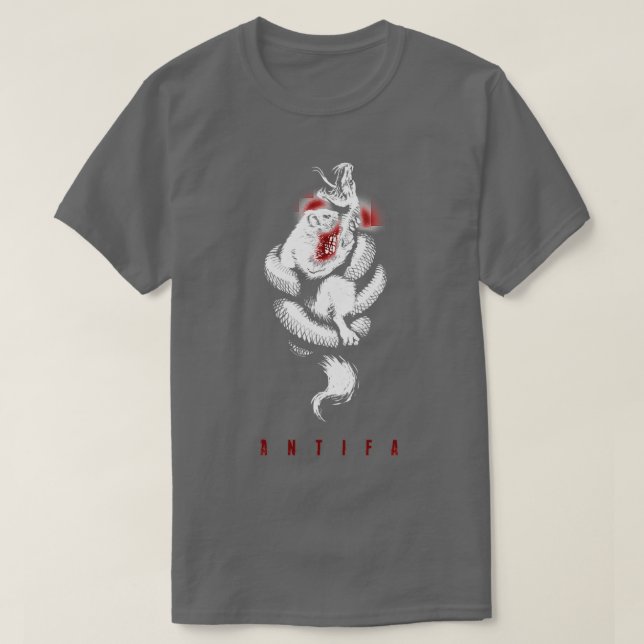 MONGOOSE VS SNAKE  T-Shirt (Design Front)