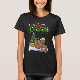 Mongoose Xmas Decorations Santa Mongoose Christm T-Shirt