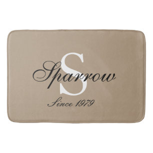 Mongram Bathmat