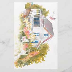 Monhegan Cottage J Kilburn Stationery