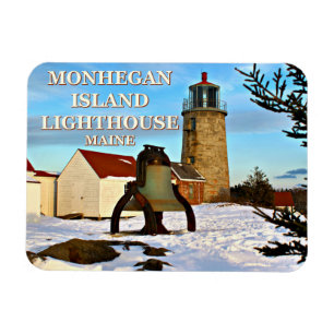 Monhegan Island Lighthouse, Maine Magnet