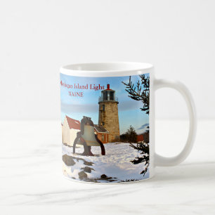 Monhegan Island Lighthouse, Maine Mug