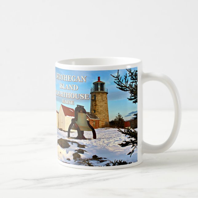 Monhegan Island Lighthouse, Maine Mug (Right)