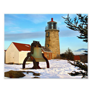Monhegan Island Lighthouse, Maine Photo Print