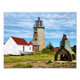 Monhegan Island Lighthouse, Maine Photo Print