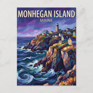 Monhegan Island USA Postcard