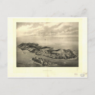 Monhegan Maine in 1896 Postcard
