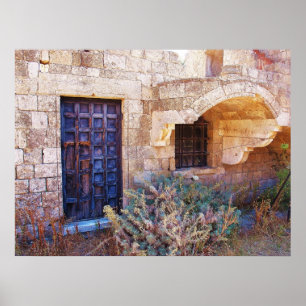 Moni Tharri MONASTERY Rhodes island, Greece Poster