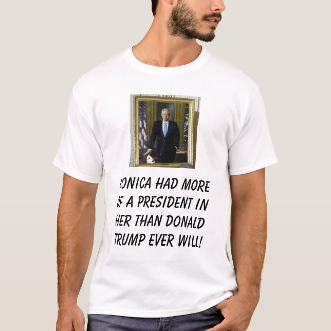 monica/trump T-Shirt (Front)