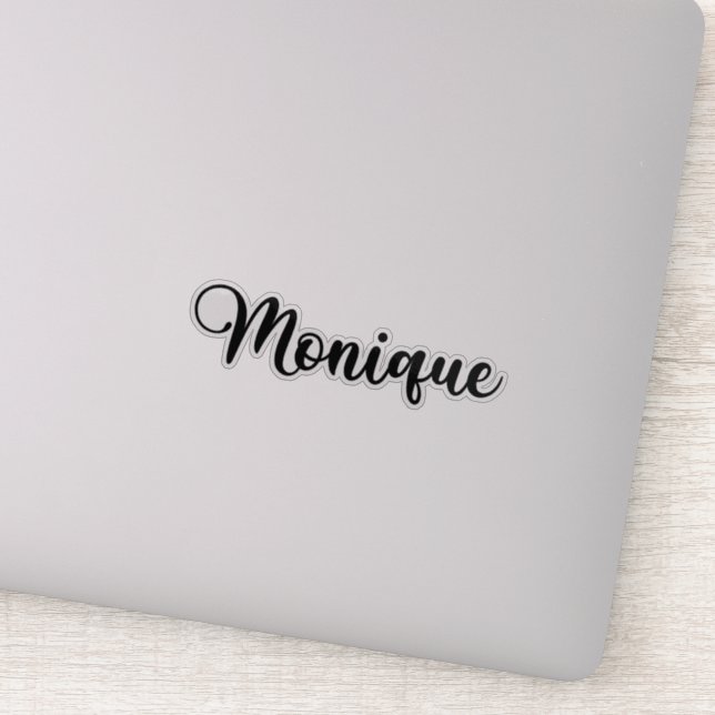 Monique Name - Handwritten Calligraphy (Detail)