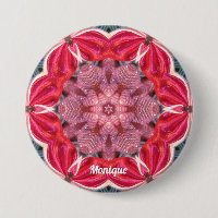 MONIQUE ~ White Pink Green BLING ~