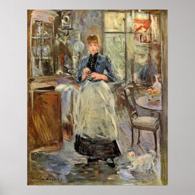 Monisot’s ”The Dining Room” art poster (Front)