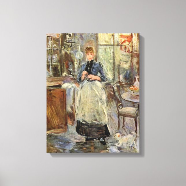 Monisot’s ”The Dining Room” canvas print (Front)