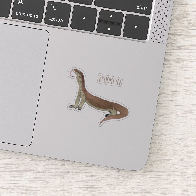 Monitor lizard cartoon illustration (Detail)