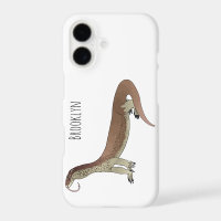 Monitor lizard cartoon illustration