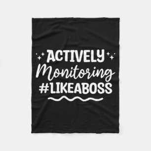 Monitoring Test Exam Day Fleece Blanket