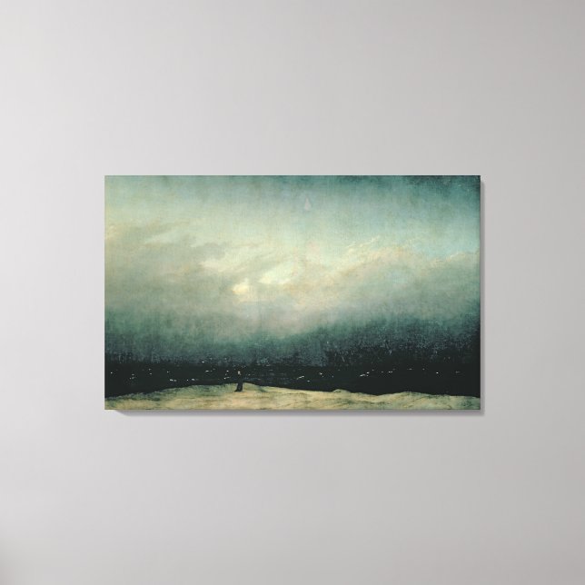 Monk by sea, 1809 canvas print (Front)