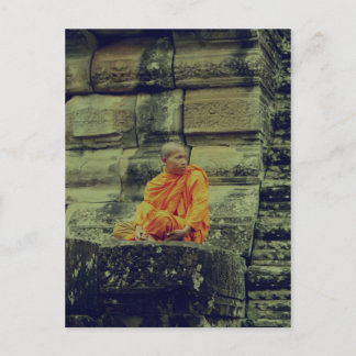 Monk Cross-Processed Postcard