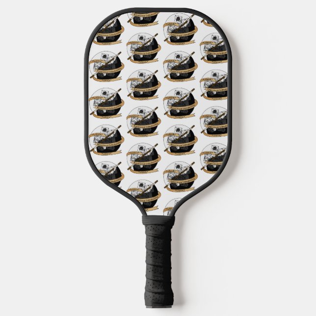Monk Dice Design Pickleball Paddle (Front)