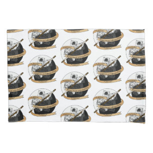 Monk Dice Design Pillowcase