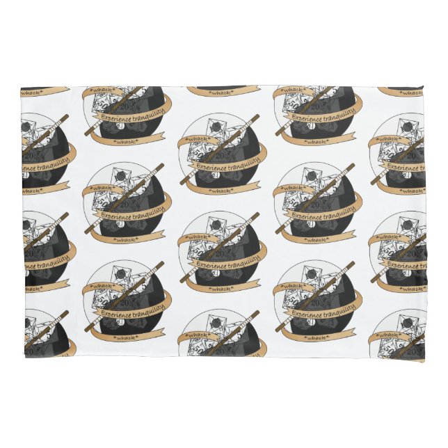 Monk Dice Design Pillowcase (Front)